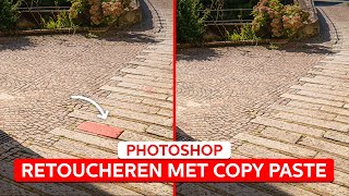 Retoucheren in PHOTOSHOP met kopiëren en plakken  Lightroom en Photoshop tips  Zoomnl [upl. by Swanson]