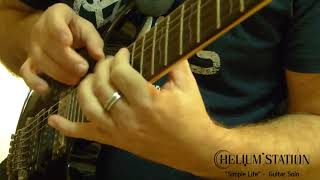 Guitar tapping solo  quotSimple Lifequot  Helium Station  Fabrice Lacourt [upl. by Ainirtac]