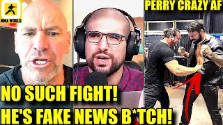 Ariel Helwani thrashed for his Latest FAKE NEWS Report Dana White slammed for being egoisticPerry [upl. by Valerie]