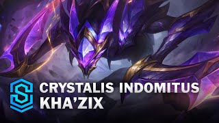 Crystalis Indomitus KhaZix Skin Spotlight  League of Legends [upl. by Risteau380]