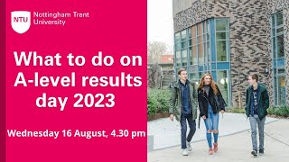 What to do on ALevel Results Day 2023 [upl. by Maggi]