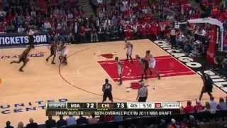 NBA Playoffs Conference 2013 Miami Heat Vs Chicago Bulls Highlights May 10 2013 Game 3 [upl. by Libnah794]