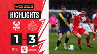 📺 HIGHLIGHTS  29 Mar 24  Harriers 13 Altrincham [upl. by Nylrac909]