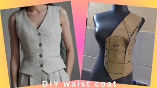 how to make waistcoat [upl. by Scoles]