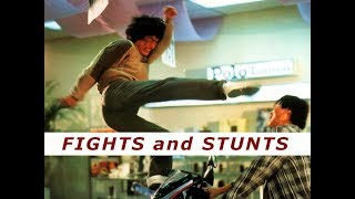 Jackie Chan  Fight Scenes and Stunts 1080p Police Story 1 and 2 [upl. by Akinhoj805]