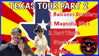 Texas Trip Part 2 🤩 balconesdistillery magnolia forthworth stockyards droverhotel tecovas [upl. by Nair]