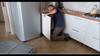 DIY Build kitchen for 900 Кухня для тёщи по её рисункам От А до Я Смета 62тр [upl. by Yruok]