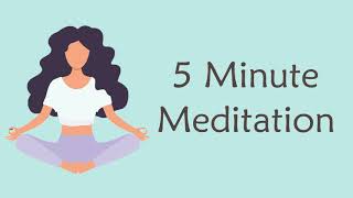 5 Minute Meditation for Anxiety [upl. by Honor]