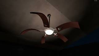 72quot Monster Breeze Novi AirTech Revisioned Ceiling Fan Demo [upl. by Jillie]