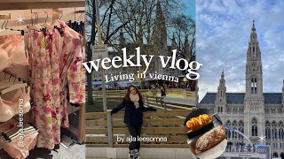 Weekly Vlog  My last week living in Vienna Productive days iceskating work [upl. by Nyliahs]