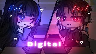 Not Just Digital  GLMM by Soll0lok  Short Gacha Life Mini Movie HNS [upl. by Gipson4]