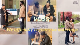 VLOG WEDDING COURTHOUSEWE OFFICIALLY REGISTRY US MARRIAGENOU SOT ANREJISTRE MARYAJ NOU 👰‍♀️🤵💒💍 [upl. by Qidas]