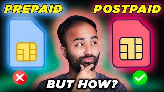 Postpaid VS Prepaid Postpaid Recharges Are Cheaper than Prepaid Hindi [upl. by Cornel]