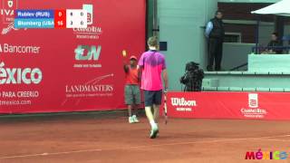 Andrey RUBLEV RUS 1 vs William BLUMBERG USA 12  Abierto Juvenil Mexicano ITF  QFs [upl. by Nirrep]