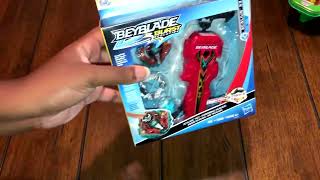 Beyblade Burst Evolution Sword Launcher Unboxing and Test Battles [upl. by Epilihp]