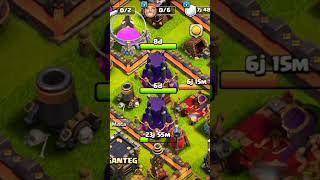 Wizard tower building completed clashofclans shorts coc youtubeshorts keepclashing subscribe [upl. by Casta780]