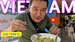 Vietnam’s BEST STREET FOOD  Mi Quang Noodles Da Nang [upl. by Nivle]