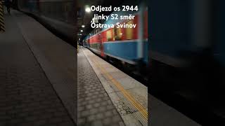 Odjezd os 2944 linky S2 z Ostrava hln do Ostrava Svinov [upl. by Aiym82]