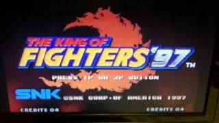 GAMEBOX MULTI ARCADE  KOF97 neo geo [upl. by Nickles297]