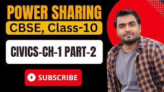 Power Sharing NCERT CLASS 10 Part 2EducatorAbhi [upl. by Ethe397]