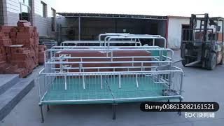 Farrowing cratefarrowing pen for pig farm [upl. by Halda]