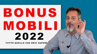 BONUS MOBILI 2022 Come risparmiare 5000€ sullarredamento di casa spiegato semplice semplice [upl. by Nehgam]