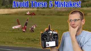 Top 5 First Flight Mistakes That Could CRASH Your RC Airplane Simulated [upl. by Atilrahc382]