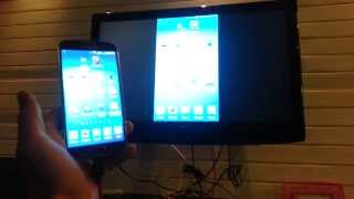 How to Mirror your Galaxy S4 to TV HDMI  MAXAH MHL Micro USB to HDMI Cable Adapter [upl. by Fenelia]