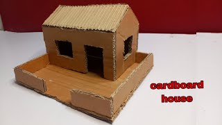 DIY How To Make Beautiful Cardboard House [upl. by Peednus]