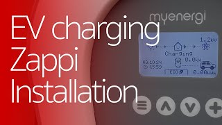 EV charging ZAPPI installation 7kw unboxing and installationElectrician UK evcharging [upl. by Nidorf622]