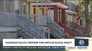 Madison police prepare for Mifflin Street Block Party [upl. by Bridges]