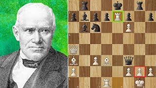 Most Beautiful Chess Game Ever Played  quotThe Evergreen Gamequot [upl. by Annairoc98]