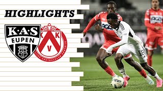 Highlights Matchday 16  KAS Eupen vs KV Kortrijk [upl. by Marjory727]