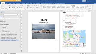 How I use Microsoft Word to plan a travel itinerary my template amp planning process [upl. by Dolhenty]