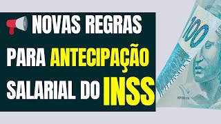 📢 NOVAS REGRAS PARA ANTECIPAÇÃO SALARIAL DO INSS  PORTARIA DIRBENINSS Nº 1242 [upl. by Dru588]