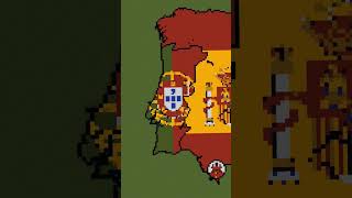 Building Portugal in 3 Scales portugal português maps flags minecraft [upl. by Agnizn782]