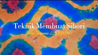 Teknik Membuat Shibori  Sava Dewnie Zada Ulima  2252000147  5D [upl. by Ada]