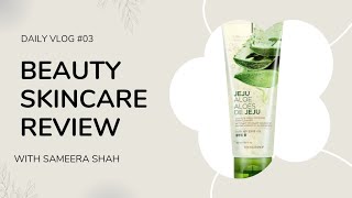 The faceshop jeju aloe vera facewash review by Beauty Guide with Sameera [upl. by Chow909]