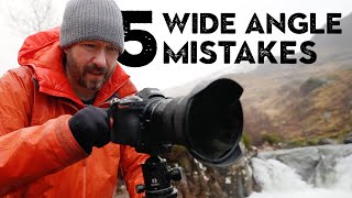 5 WIDE ANGLE photography MISTAKES I see all the time [upl. by Peisch]