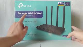 TP LINK C80  Escolhi ele em vez do Wifi 6 Unboxing [upl. by Soalokcin]