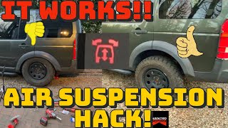 This Simple FREE Air Suspension Hack Could Save You   If You Own A LR3 L322 L319 MUST WATCH [upl. by Bear]