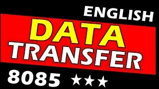 Data transfer instructions in 8085 English  Data transfer group 8085 instruction set in English [upl. by Yssak]