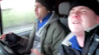 Two Blokes Singing in a Van [upl. by Hanimay]