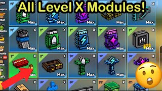 The All X Lvl Modules I Pixel Gun 3D [upl. by Flora]