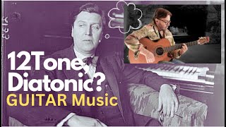 12 Tone Guitar Composing Alban Berg Diatonic 12 tone serialism [upl. by Allisan]