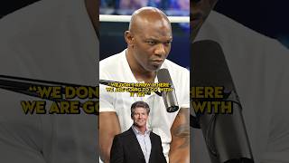 Shelton Benjamin’s Vince McMahon Impression 😂 [upl. by Atterehs623]