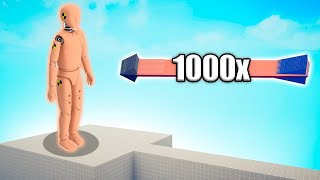 DUMMY GIANT vs 1000x OVERPOWERED UNITS  TABS  Totally Accurate Battle Simulator 2025 [upl. by Shayna]