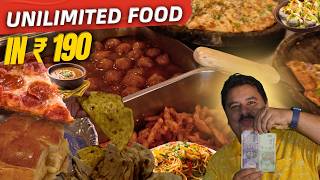 BEST VEG BUFFET  70 Items JUST ₹190 Jalandhar Street Food [upl. by Alley]