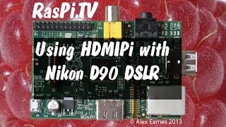 HDMIPi HiDef 9quot screen use with DSLRs like Nikon D90 [upl. by Willa]