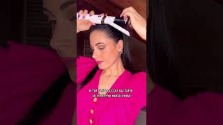 COME FARE LA CODA ALTA VOLUMINOSA hair hairstyle hairtutorial hairtips beauty [upl. by Pen83]